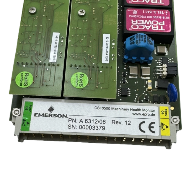 Emerson A6312/06 Speed and Key Module