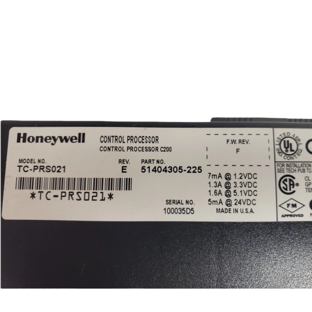 Honeywell TC-PRS021 Control Processor