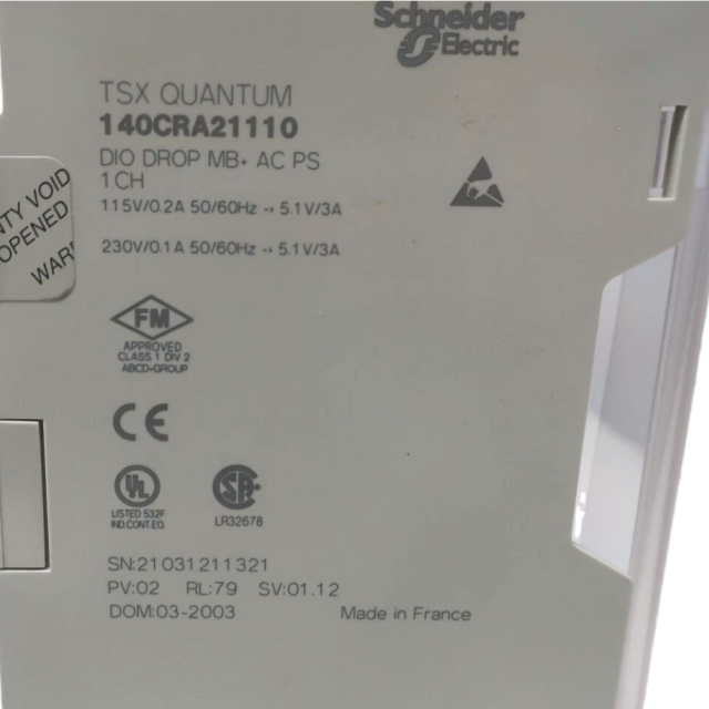 Schneider 140CRA21110 Distributed I/O Drop Interface Module