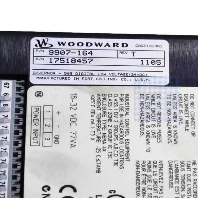 Woodward 9907-164 Digital Microprocessor Controller Module
