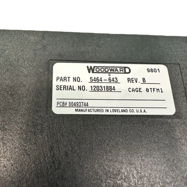 Woodward 5464-643 Discrete Input Module