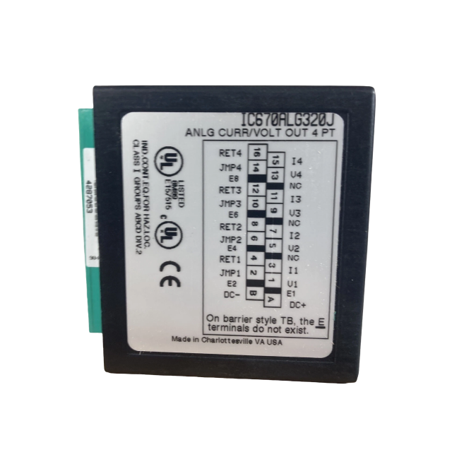 GE IC670ALG320 FIELD CONTROL MODULE