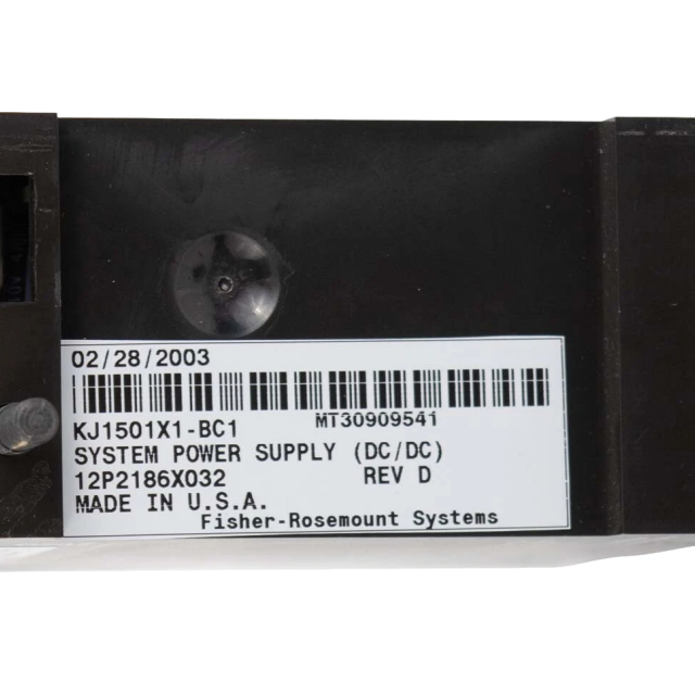 Emerson KJ1501X1-BC1 DUAL POWER SUPPLY