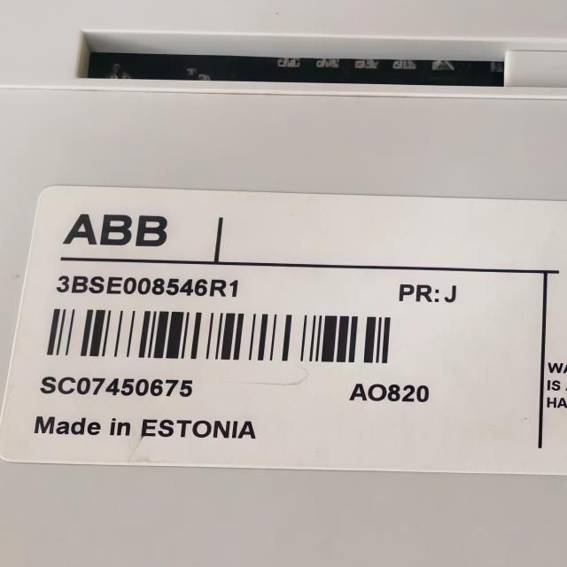 ABB AO820 3BSE008546R1 Analog Output Module