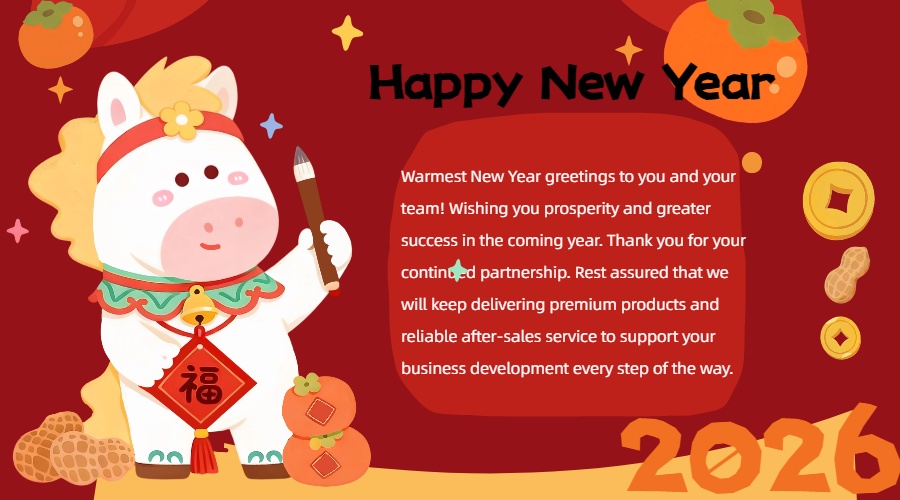 New Year Greetings: Grateful for Your Trust, Partnering for a Smarter Automation Future