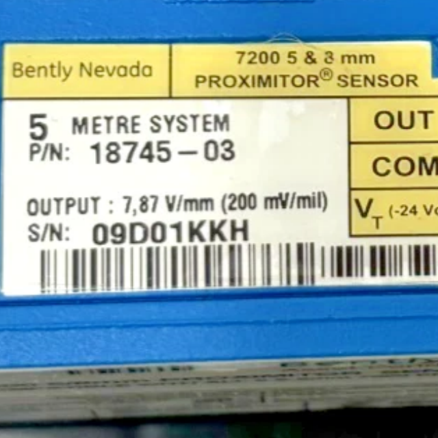 Bently Nevada 18745-03 Proximitor Sensor