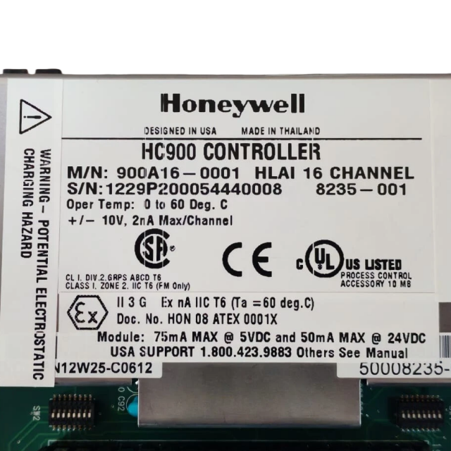 Honeywell 900A16-0001 16-channel analog input module