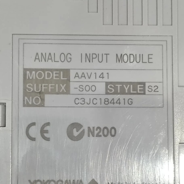 Yokogawa AAV141-S00S2 ANALOG INPUT MODULE