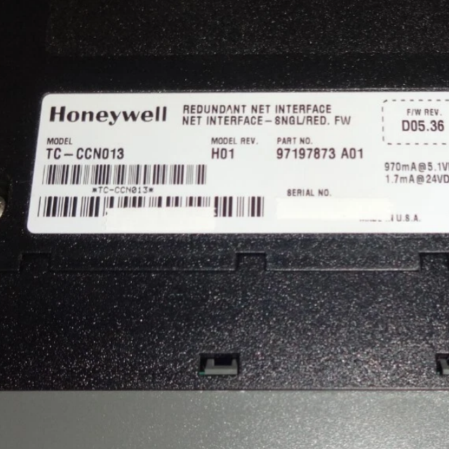Honeywell TC-CCN013 Redundant Net Interface