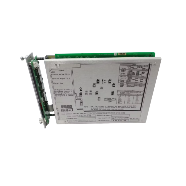 Bently Nevada 3300/55 Dual Velocity Monitor