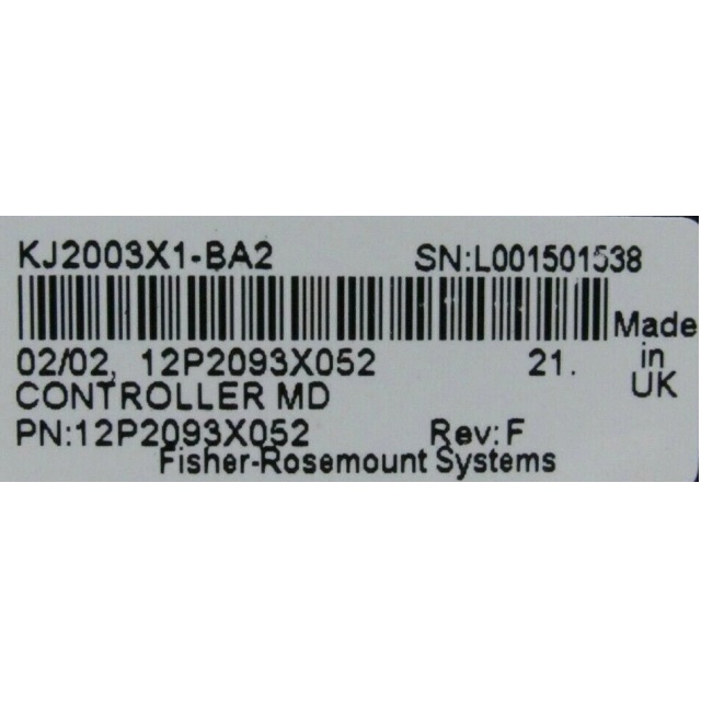 Emerson KJ2003X1-BA2 Delta V Controller MD Module