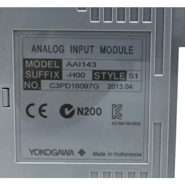 Yokogawa AAI143-H00 Analog Input Module