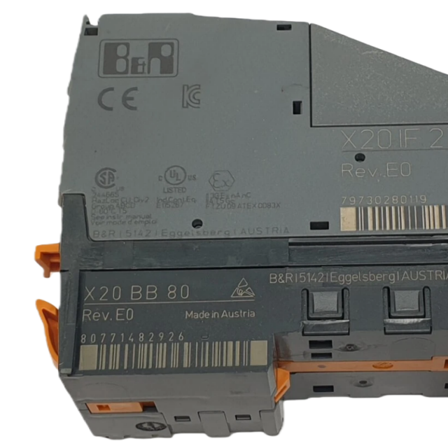 B&R X20BB80 Bus Base Module