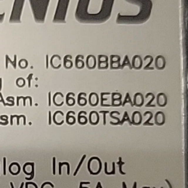 GE IC660BBA020 Analog I/O Block