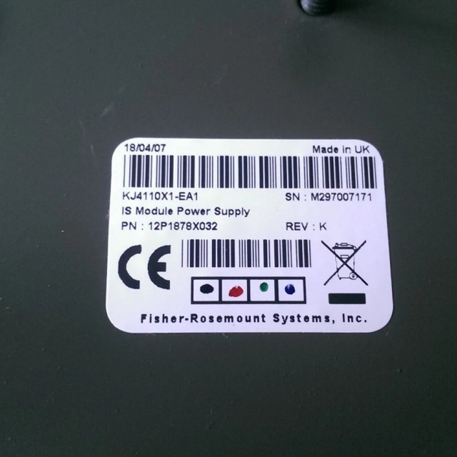 Emerson KJ4110X1-EA1(12P1878X032) Power supply module