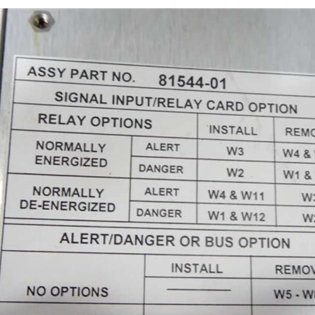 Bently Nevada 81544-01 Terminal Board