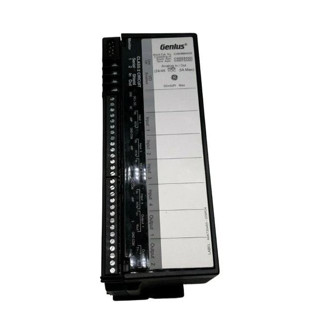 GE IC660BBA020 Analog I/O Block
