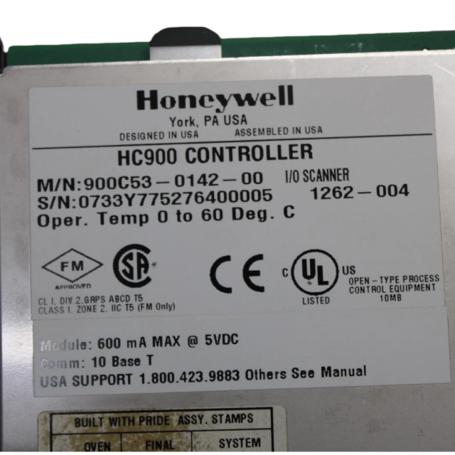 Honeywell 900C53-0142-00 CONTROLLER I/O SCANNER MODULE